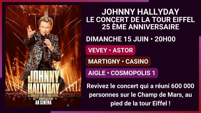 JOHNNY HALLYDAY LE CONCERT DE LA TOUR EIFFEL 25 ème anniversaire