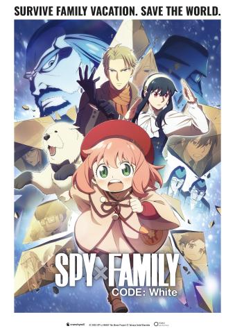 Spy X Family code White AFFICHE